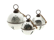 hanger snow bell h32d24 silver
