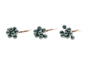 stem pearl berry 30pcs l7d1.2 dark green
