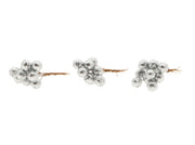 stem pearl glitter 30pcs l7d1.2 silver