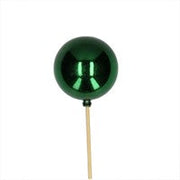 stem xmas ball shiny l50d6 green