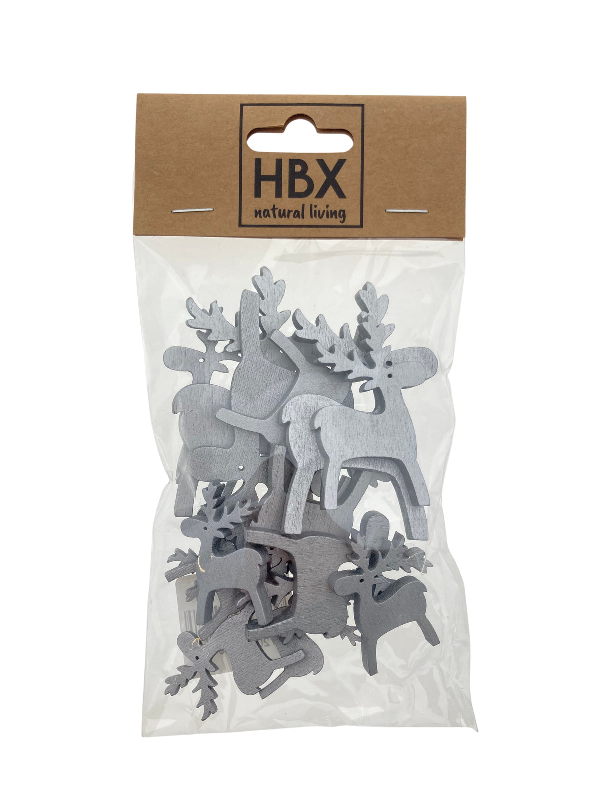 deer bitty 15pcs l2.5w0.5h4 silver