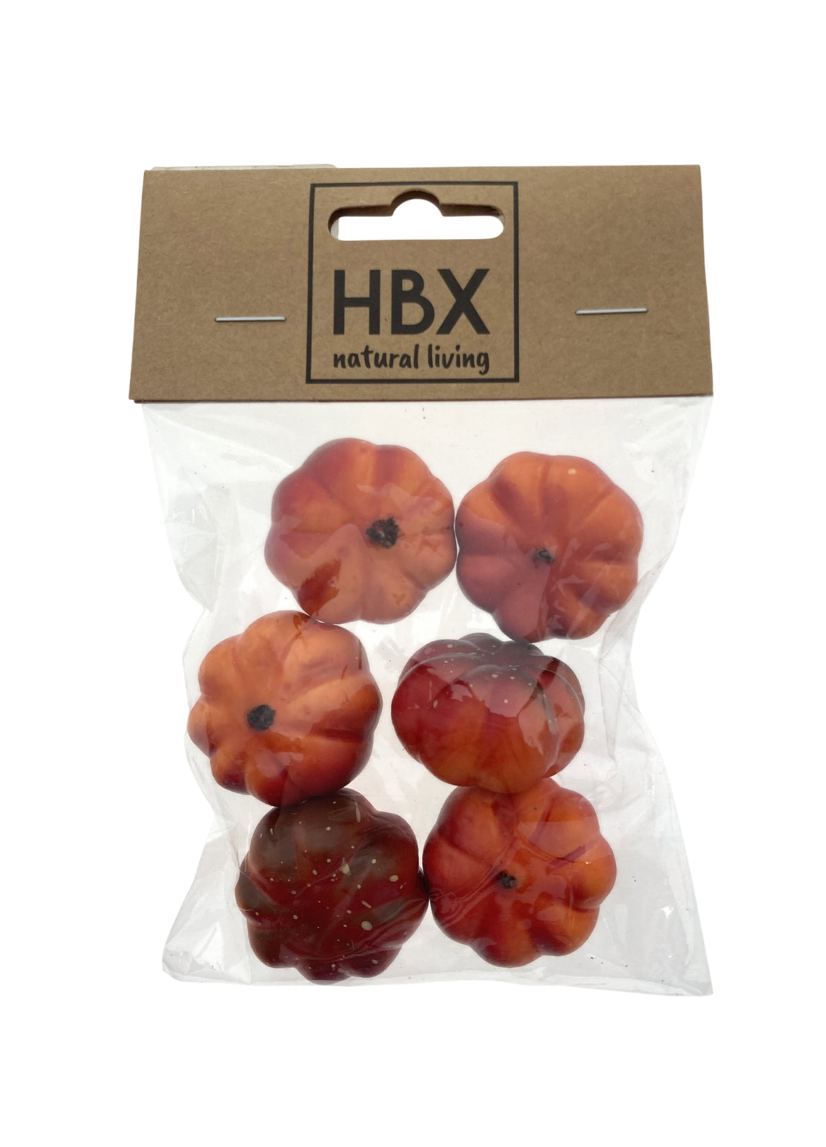 pumpkin fall mixed 6pcs l3.5w3.5h2 orange