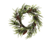 wreath winter harmony h10d50 green