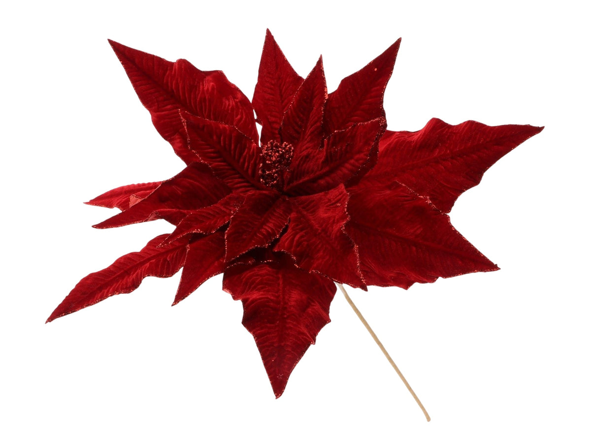 stem poinsettia l86w50 rood