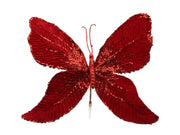 butterfly on clip l33w33h13 red