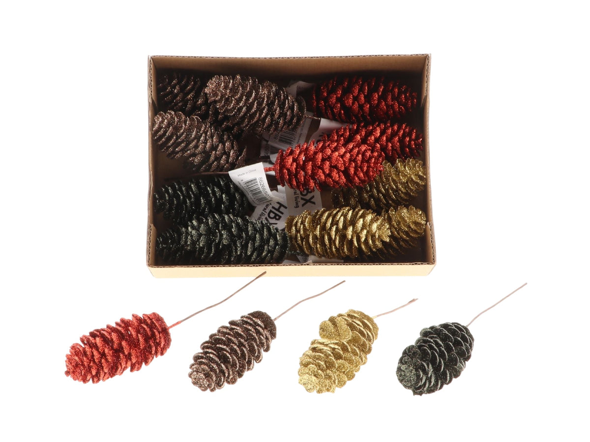 pinecone dinan glitter l7d3.5 assorted