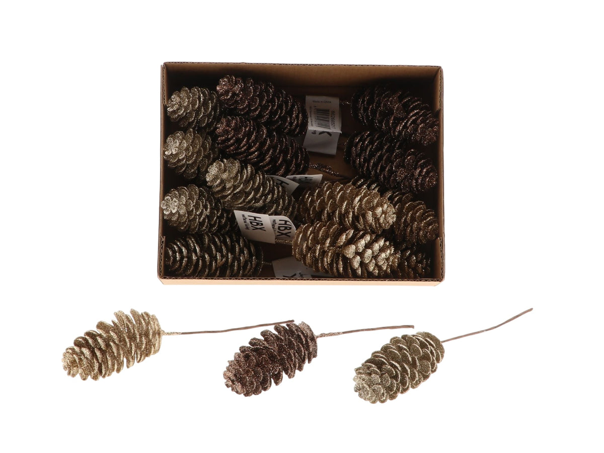pinecone dinan glitter l7d3.5 assorted