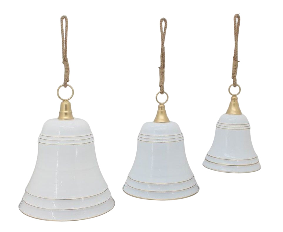 hanger christmas bell  h64d51 white