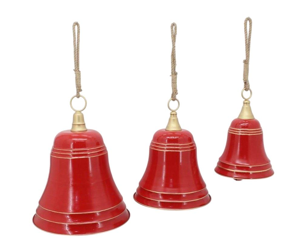 hanger christmas bell  h44d31 red