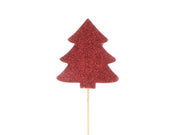 stem xmas tree shine l58w6.5h7 red
