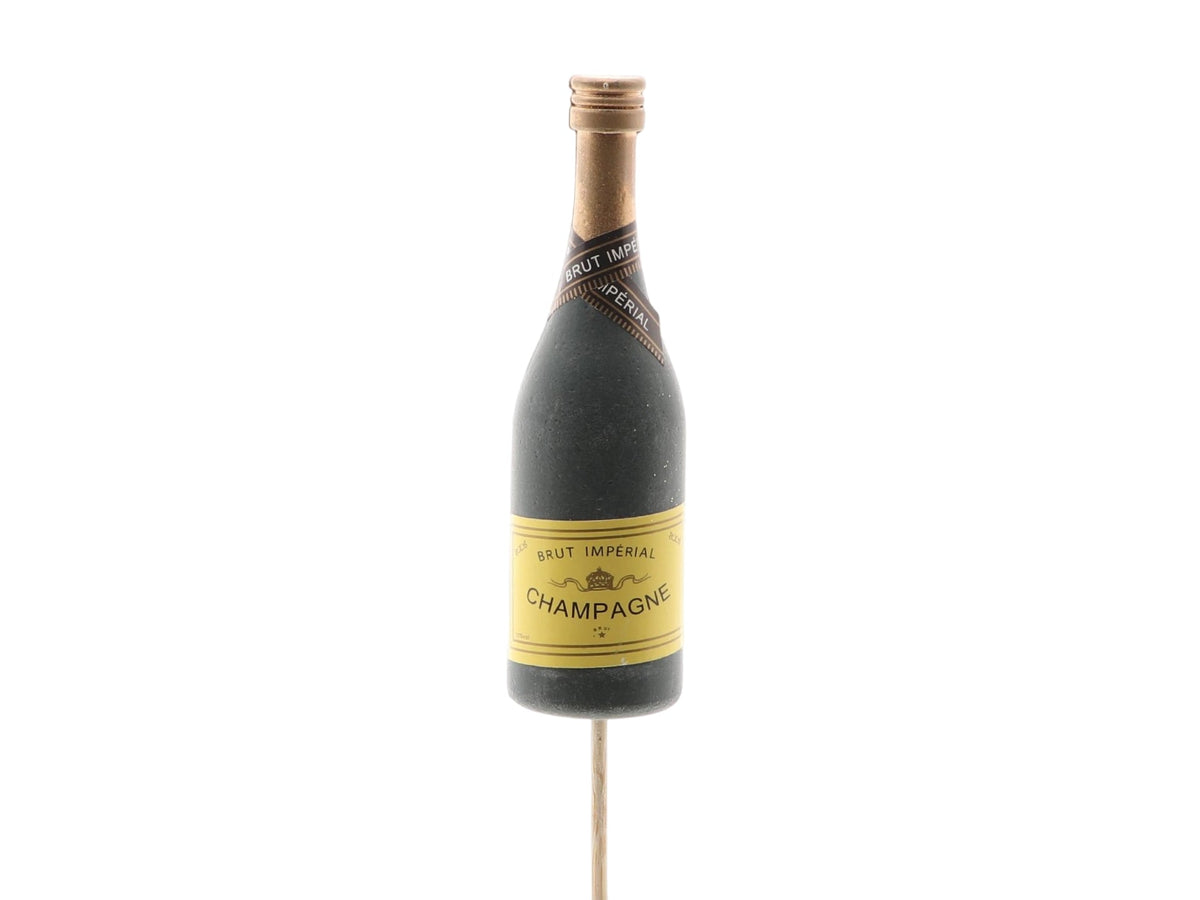 stem champagne bottle l53w3h11 green