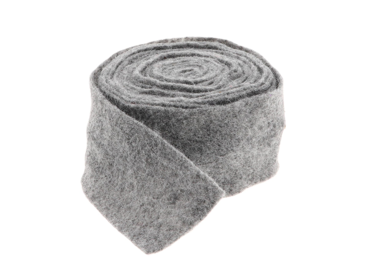 ribbon felt roll l500w8 light grey