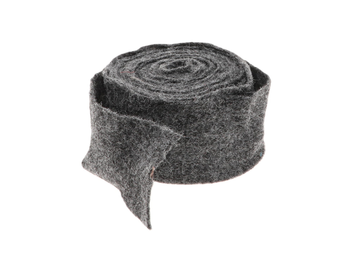 ribbon felt roll l500w8 dark grey