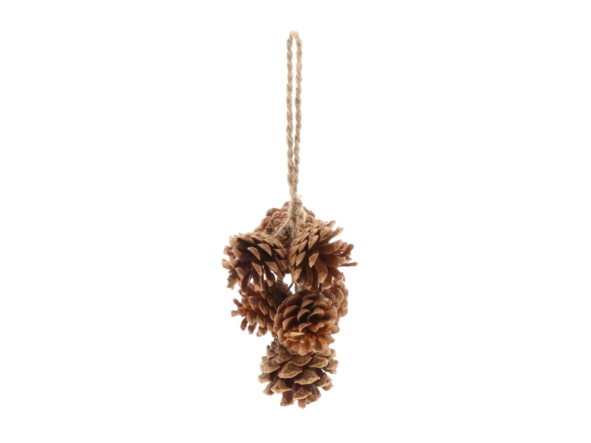 hanger pinecone lodi h26d10 natural