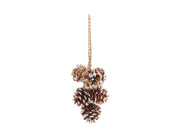hanger pinecone lodi h26d10 snow