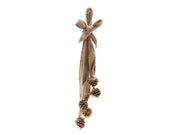 hanger pinecone jute l60 gold