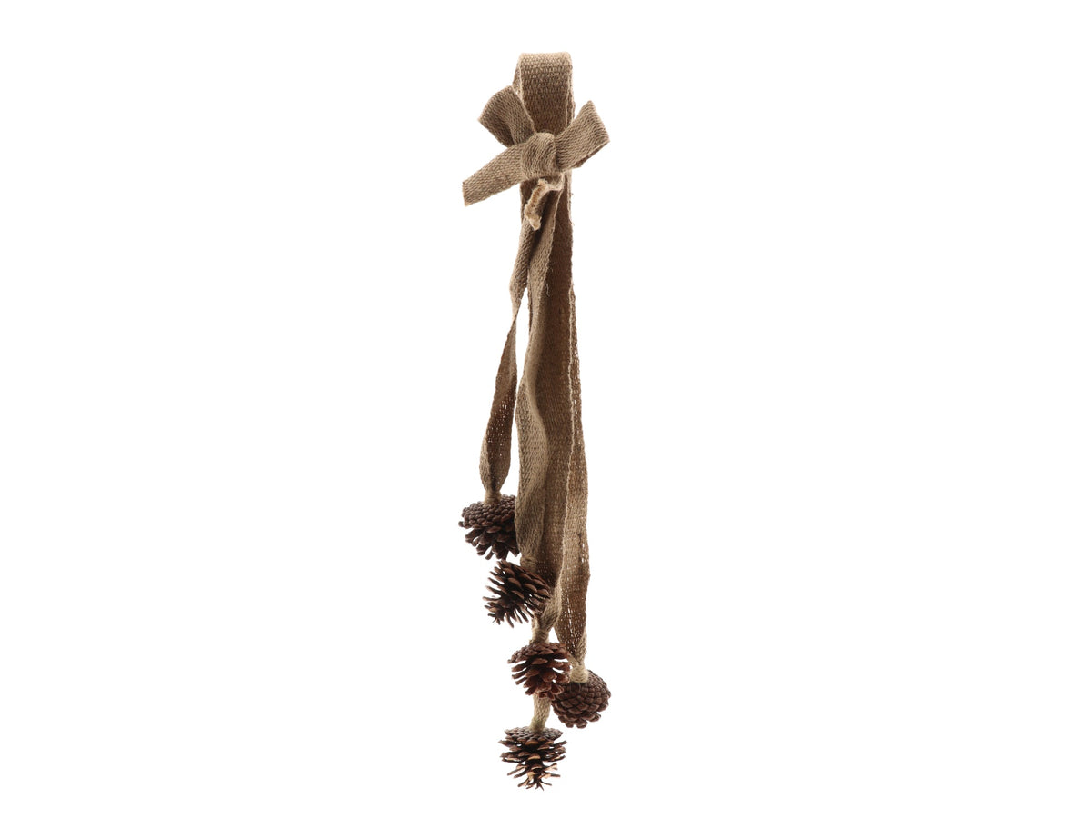 hanger pinecone jute l60 natural