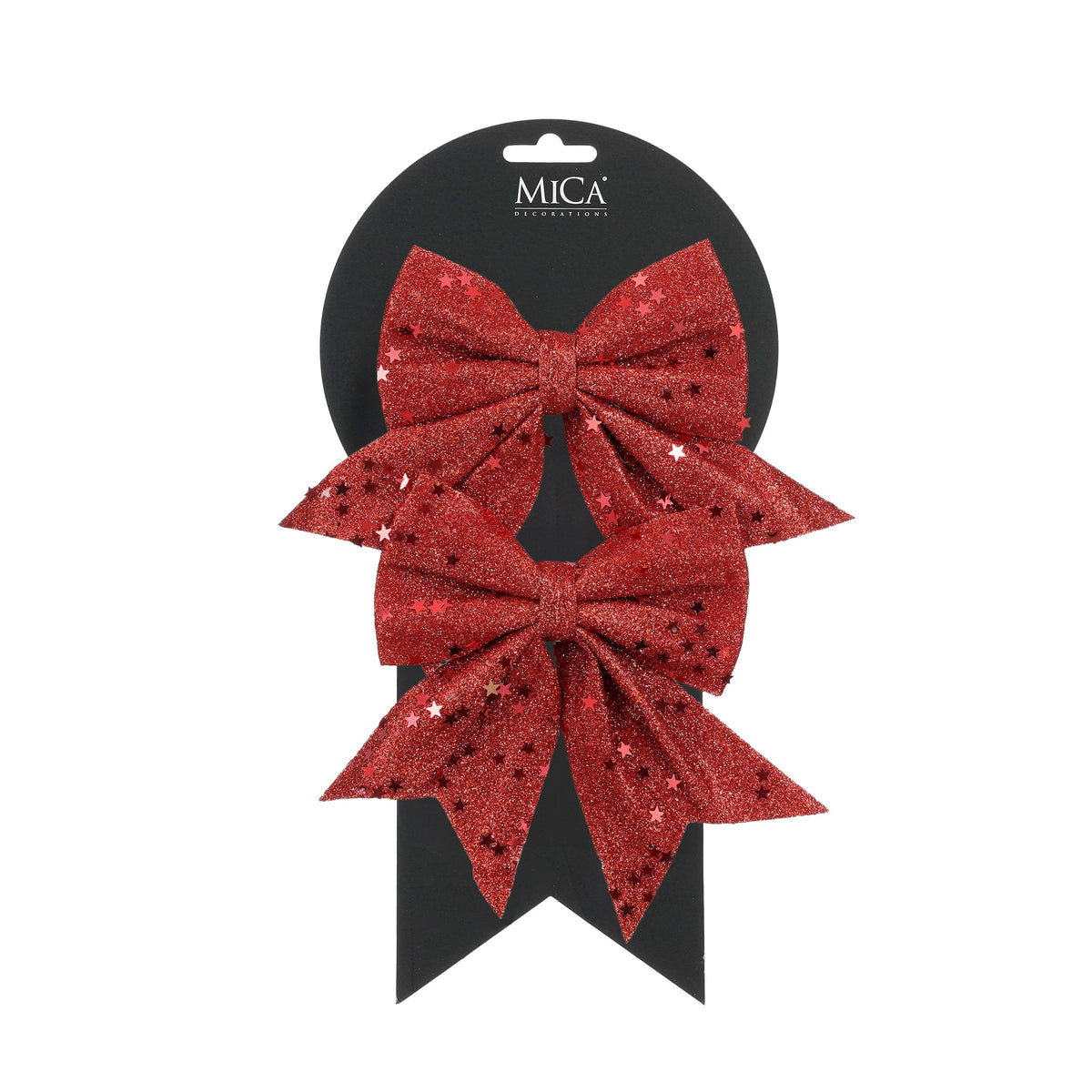 strik rood 2 stuks - l12xb13cm