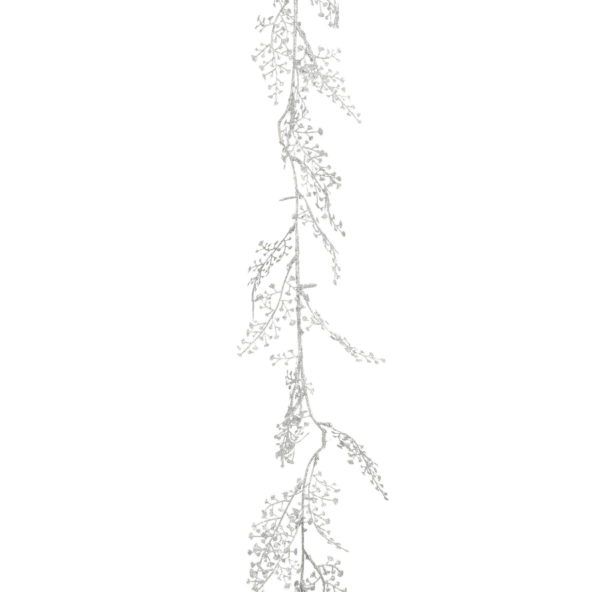 slinger bladeren zilver - l180cm