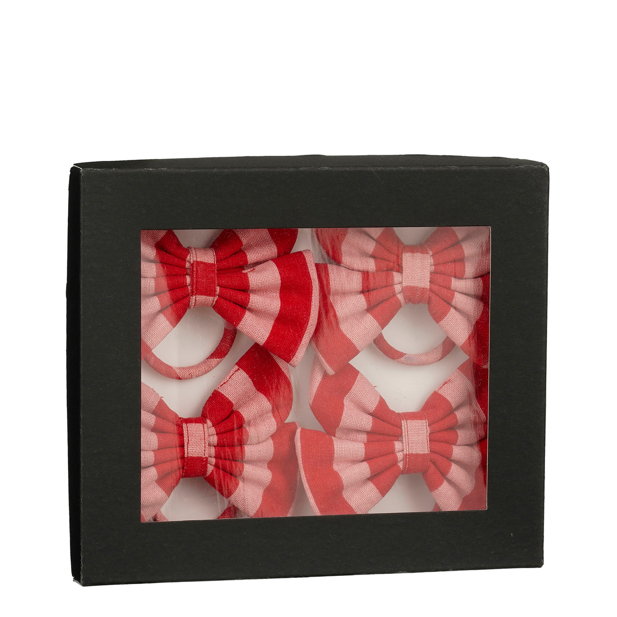 servetring strik roze 4 stuks - l10xb9xh4cm