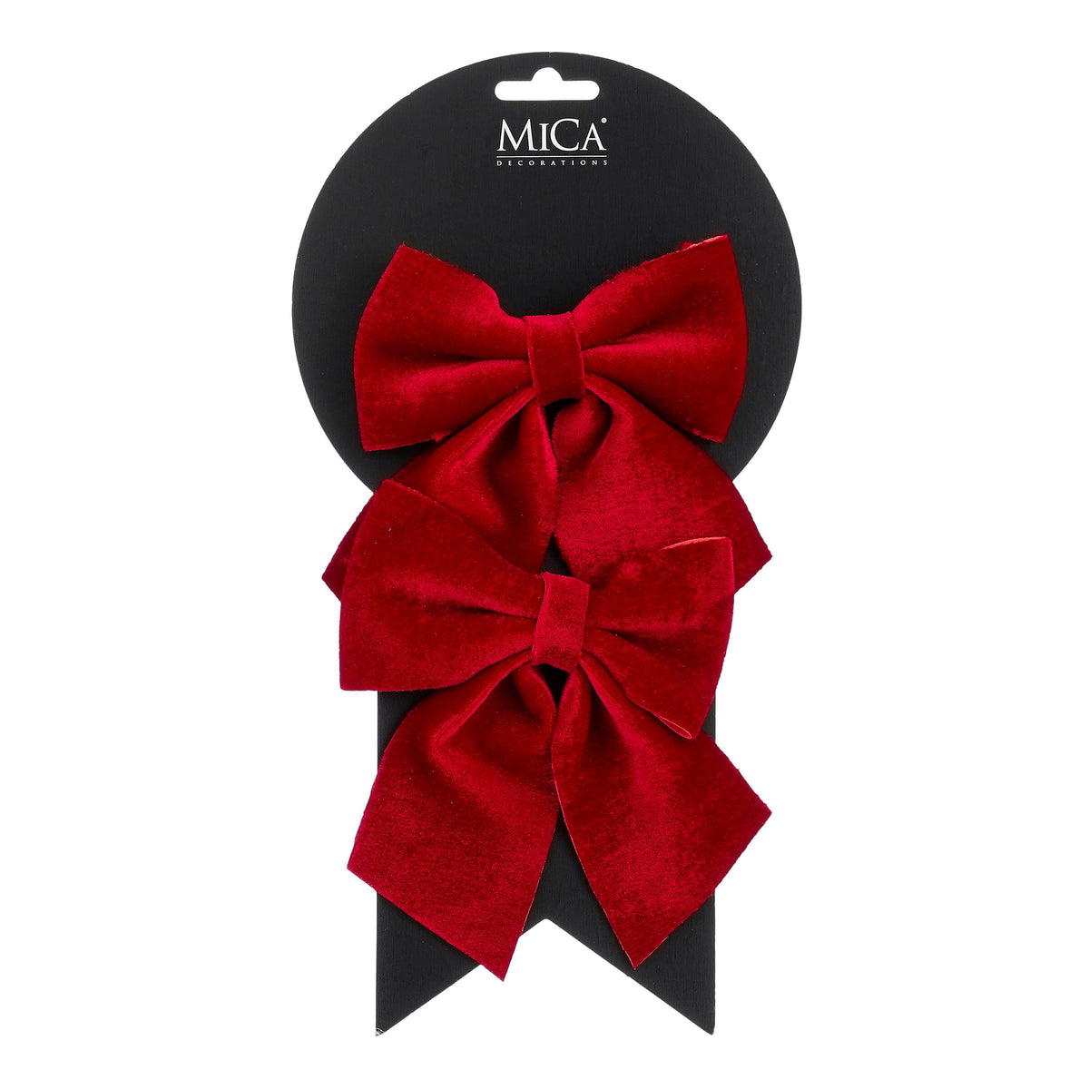 strik rood 2 stuks - l12xb13cm