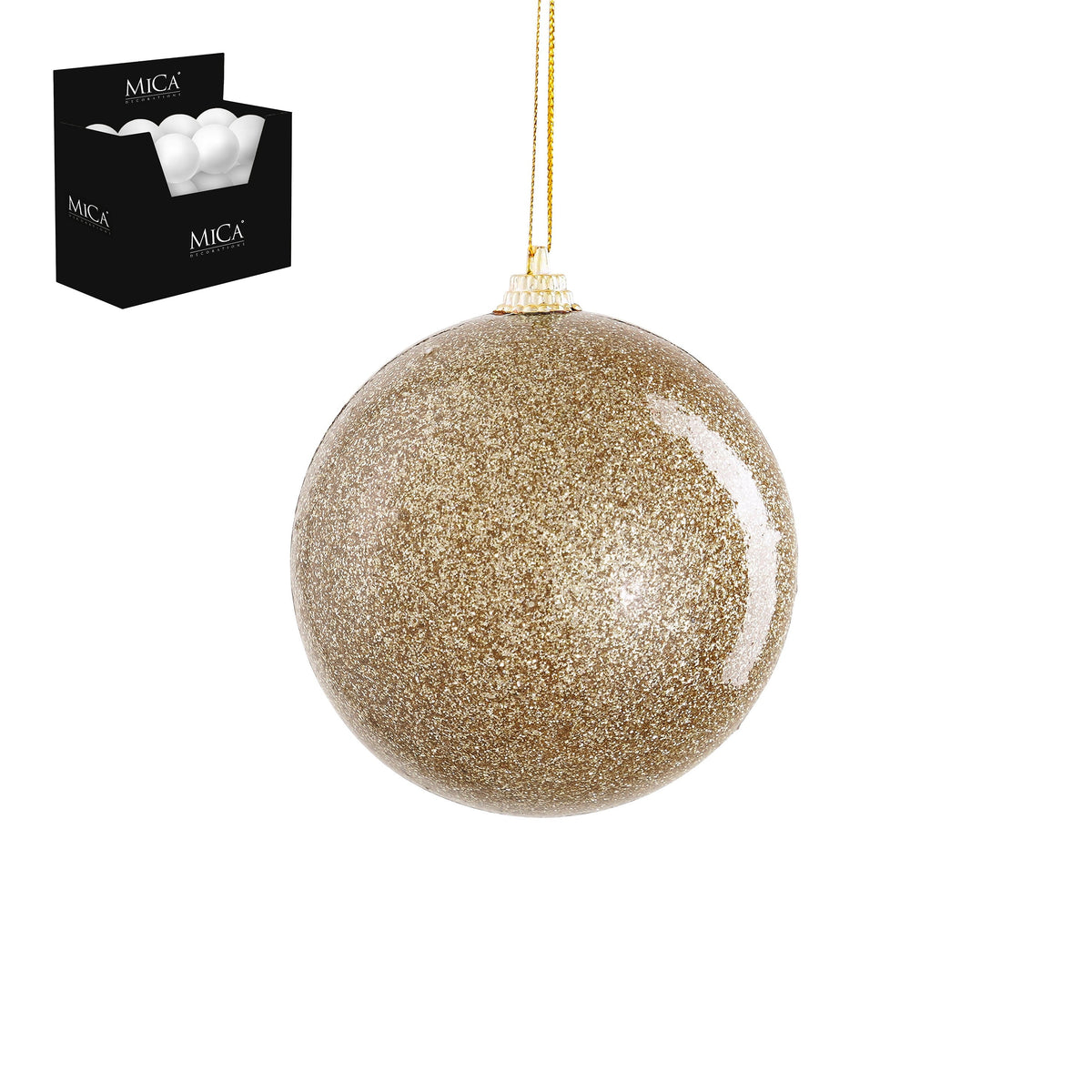 bal onbreekbaar champagne 24 stuks display - d8cm