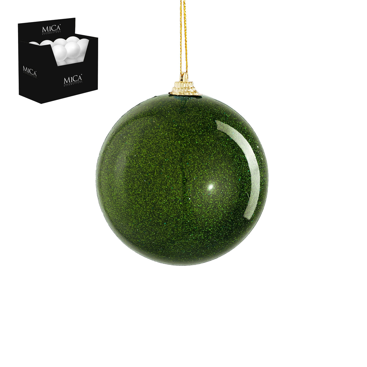 bal onbreekbaar d.groen 24 stuks display - d8cm