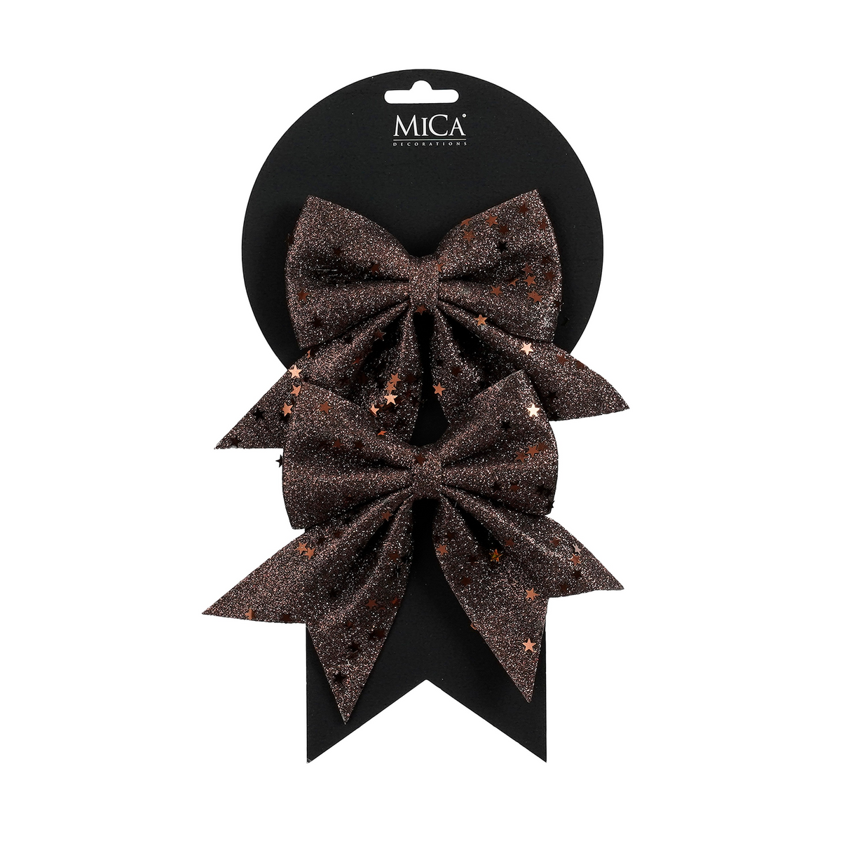 strik d.bruin 2 stuks - l12xb13cm
