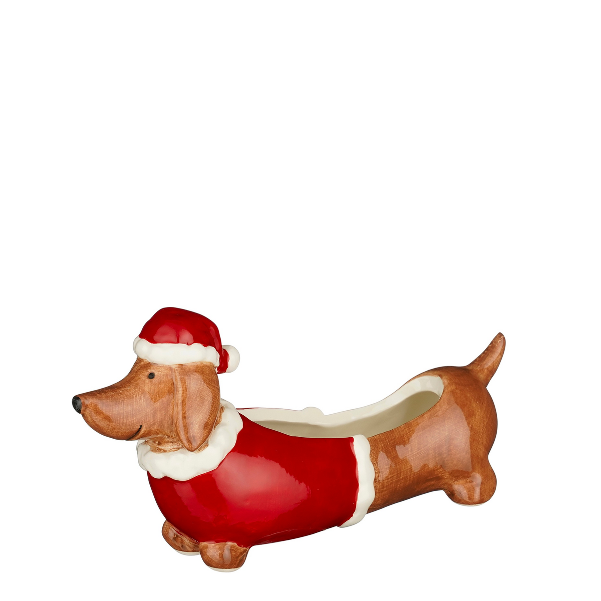 pot hond bruin - l22xb6xh11,5cm