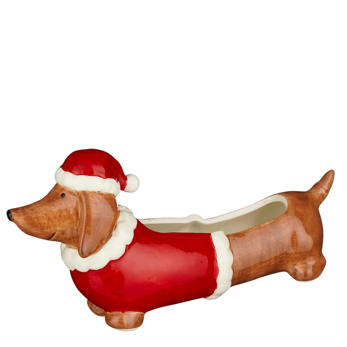 pot hond bruin - l29xb7,5xh14,5cm