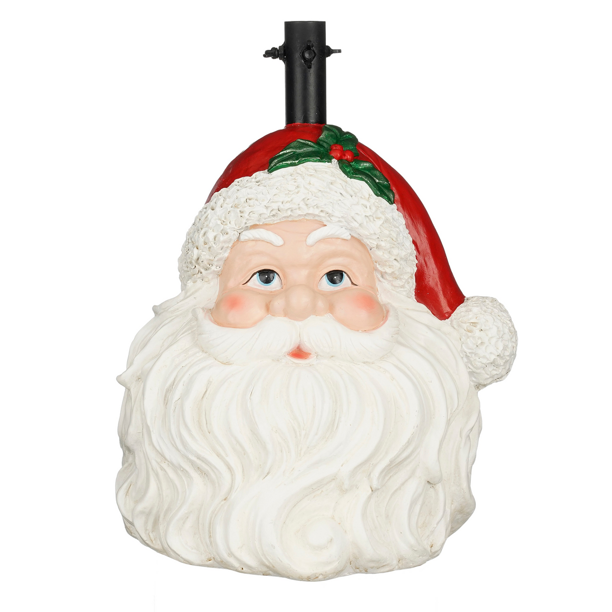 kerstboom standaard kerstman wit - l39,5xb33xh49,5cm