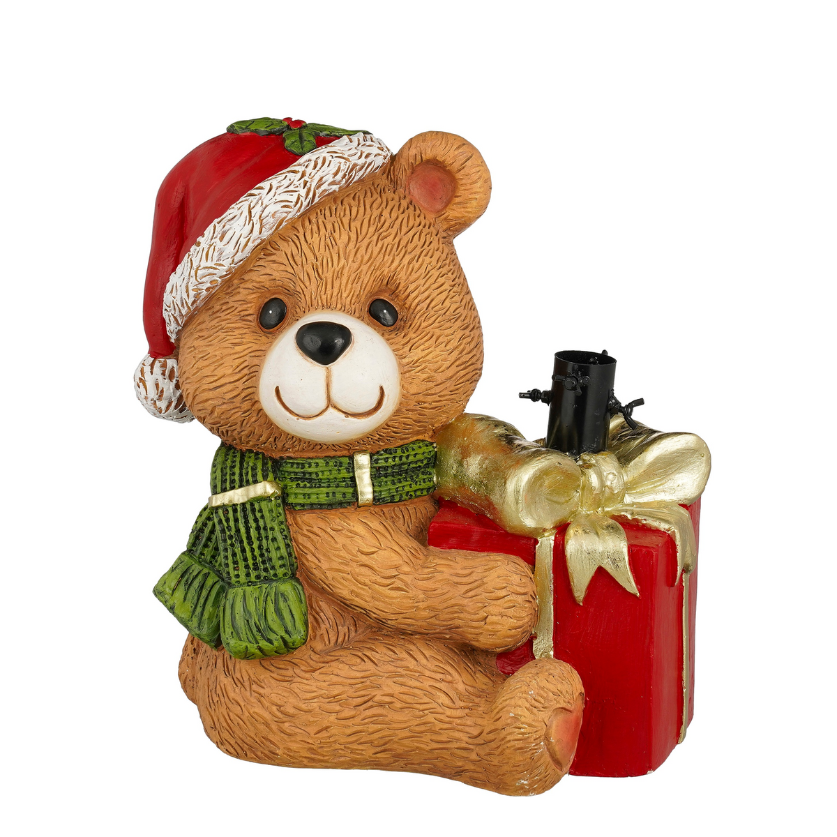 kerstboom standaard beer bruin - l37xb27,5xh39,5cm