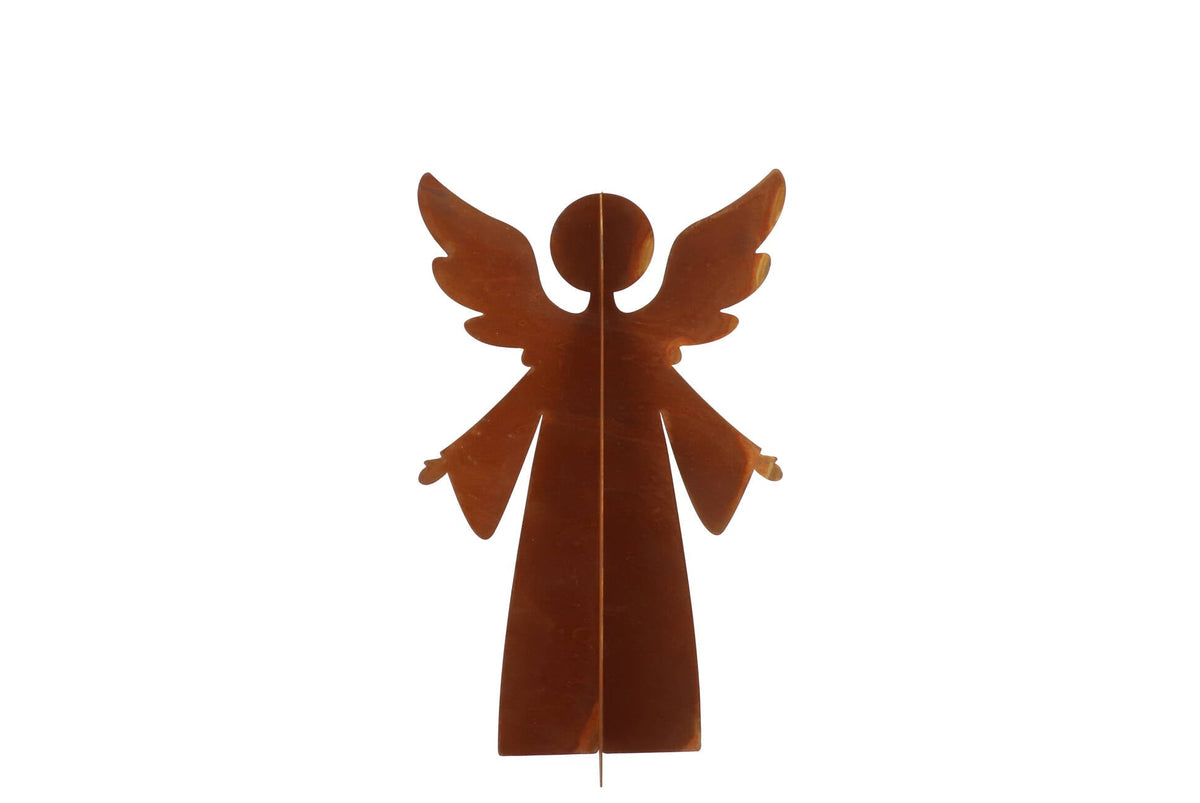 rusty rust angel deco 13x6x22cm