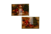 melamine print red tray rectangle santa ass 40x26x4cm