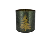ruby green t-light x-mas tree 8x8cm