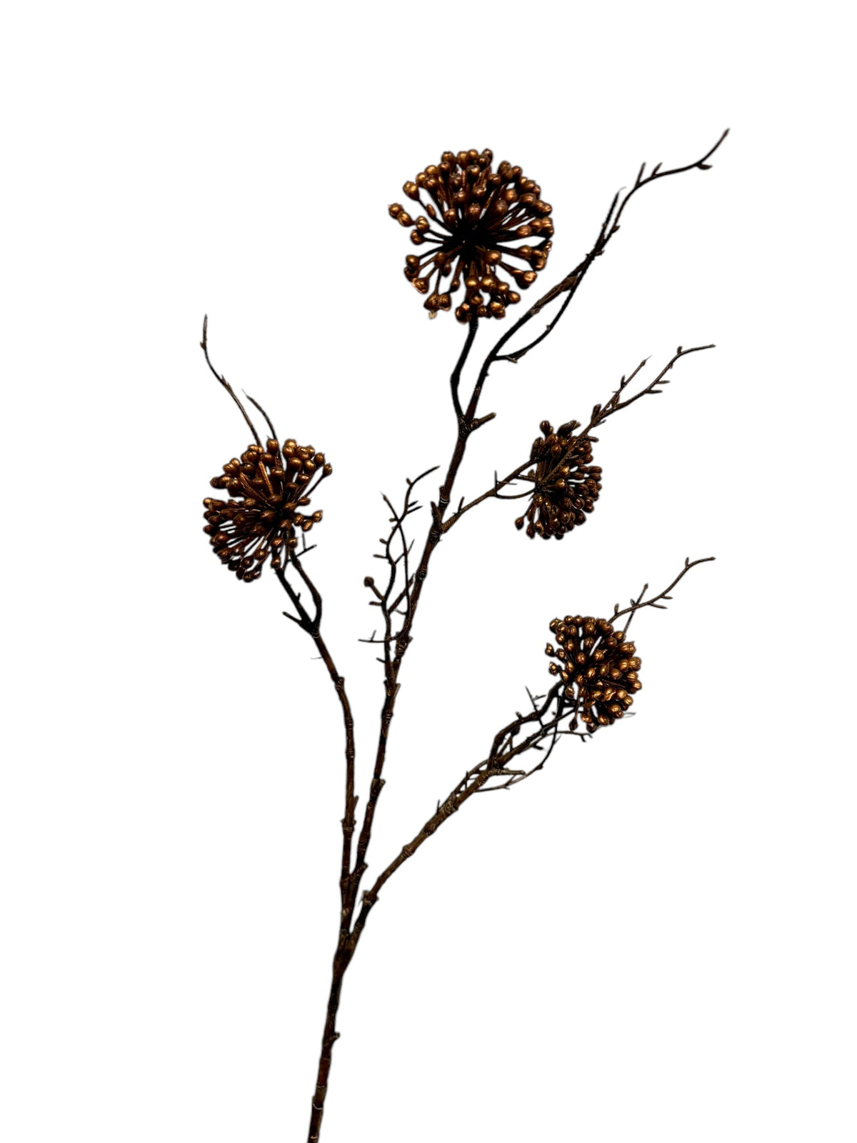 berry spray x 4 75 cm copper
