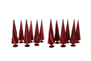 twinkle red glass tree swirl velvet ass 9x30cm