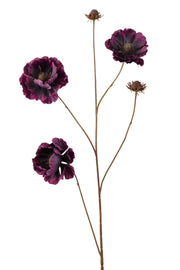 anemoon spray 96 cm dk purple