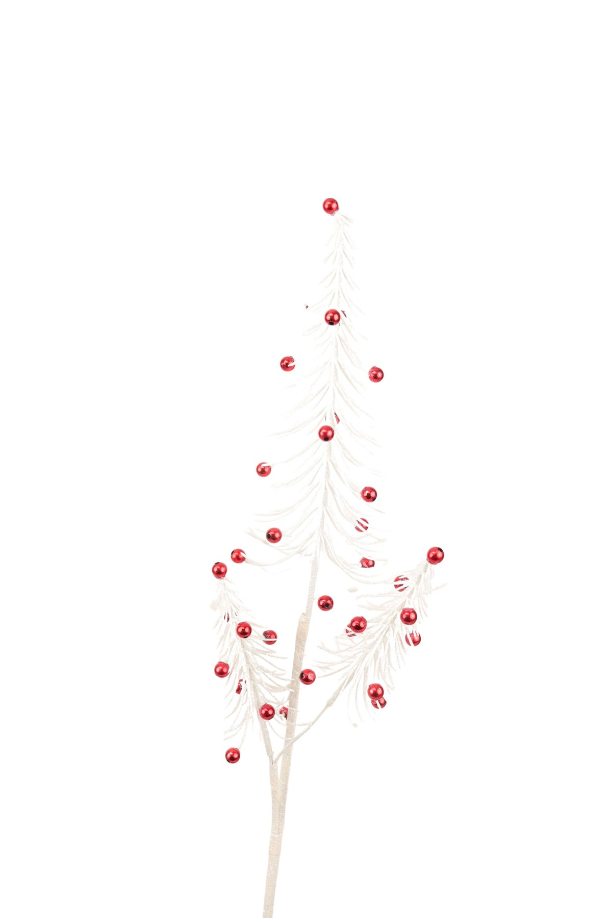 christmas tree x 3 w/red bel 80 cm white