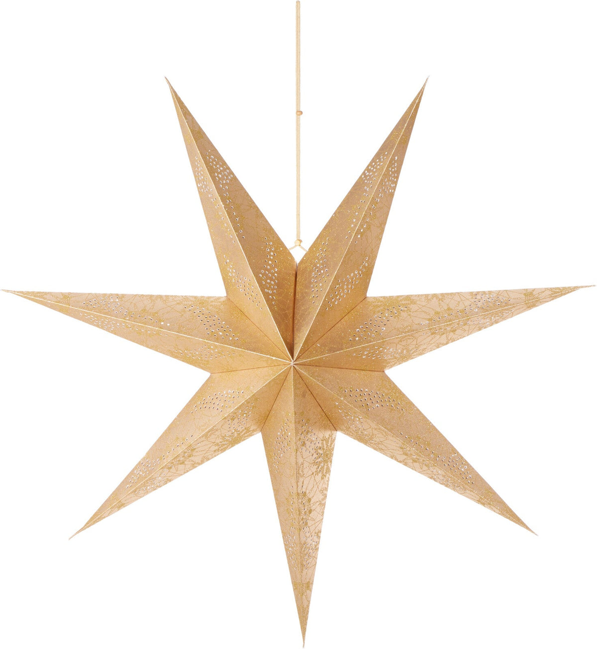 ster 60cm papier goud