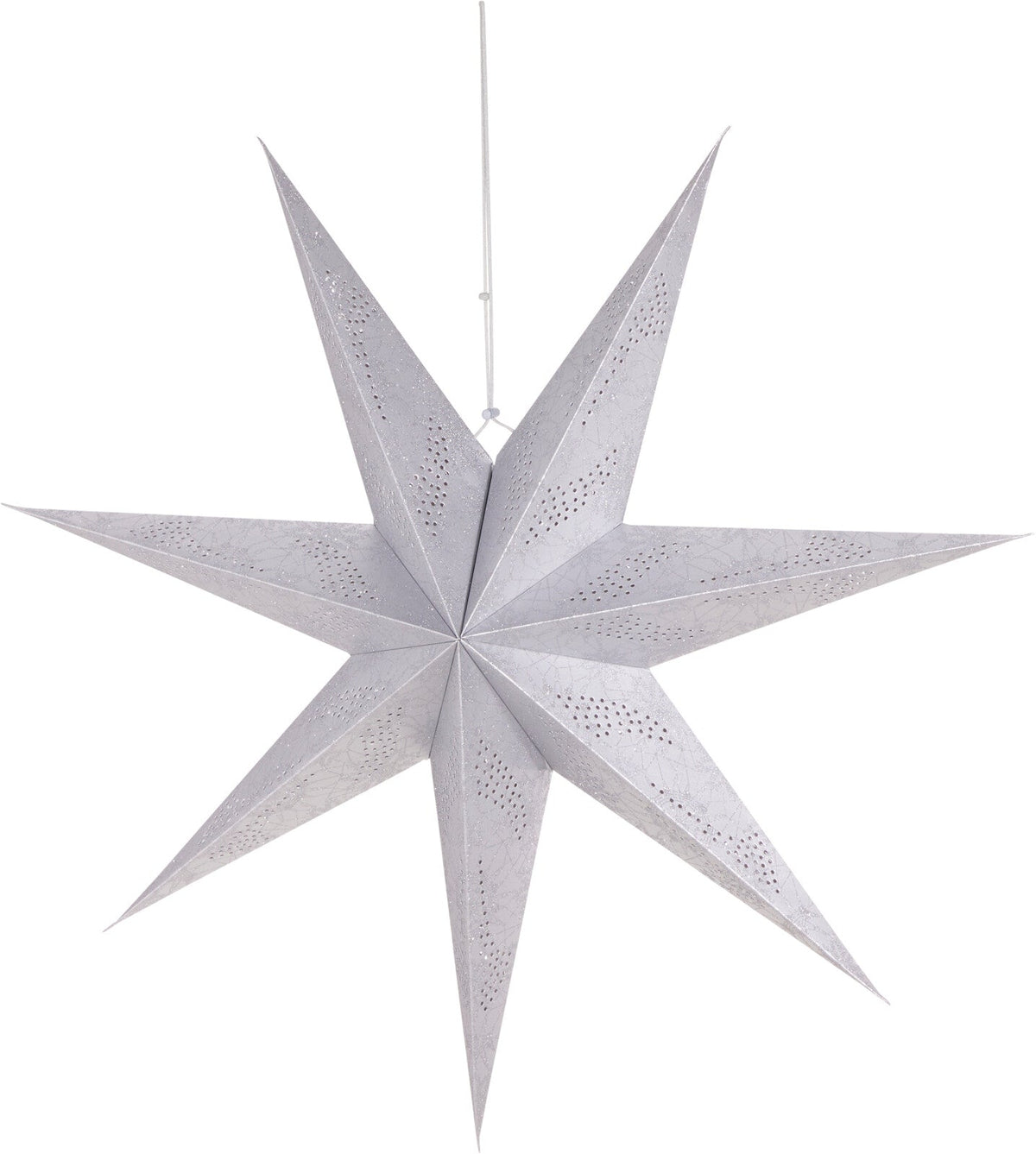 ster 60cm papier zilver