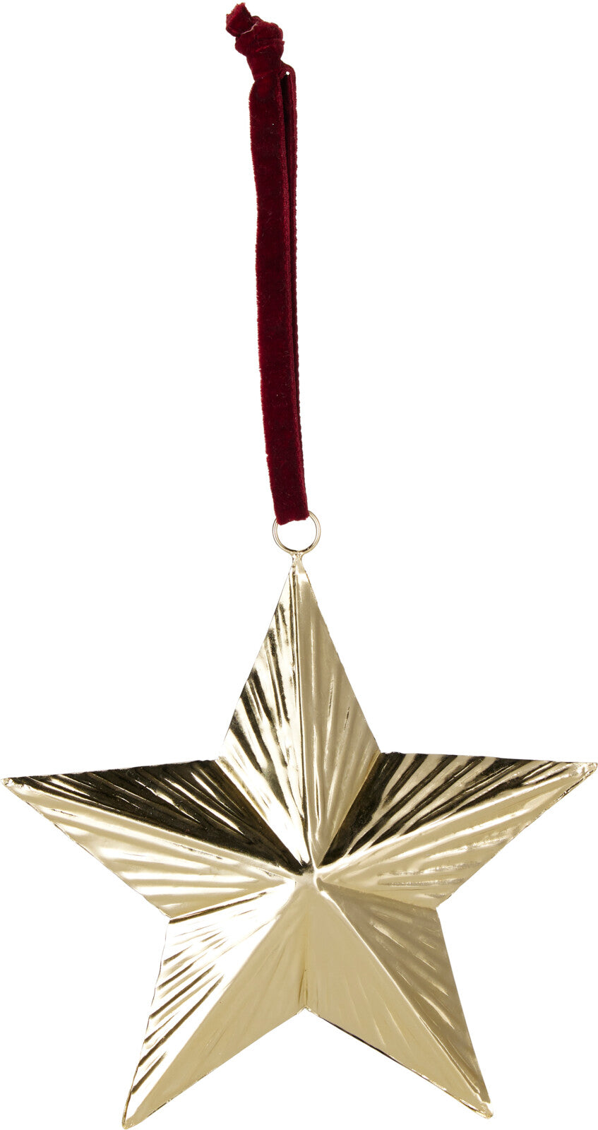 ster hangdeco 10cm goud