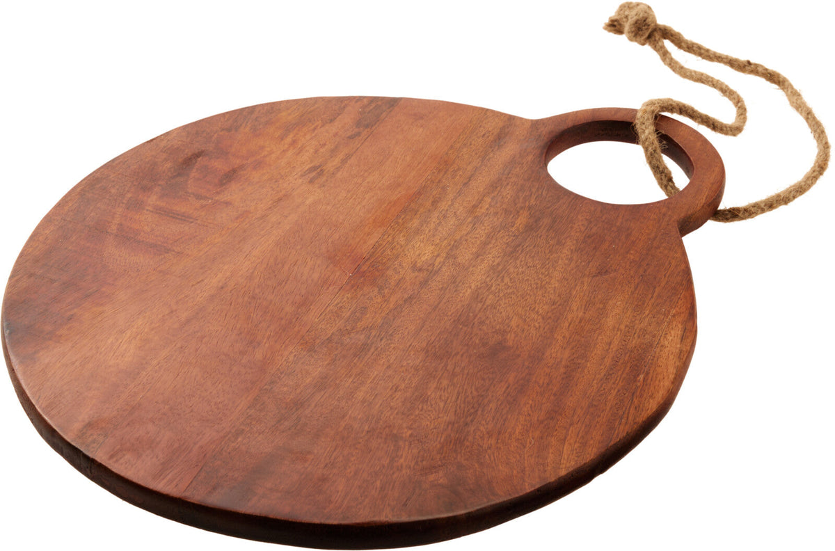 snijplank 40x25cm ronde donker bruin