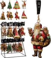 hanger kerst retro 10cm 8ass