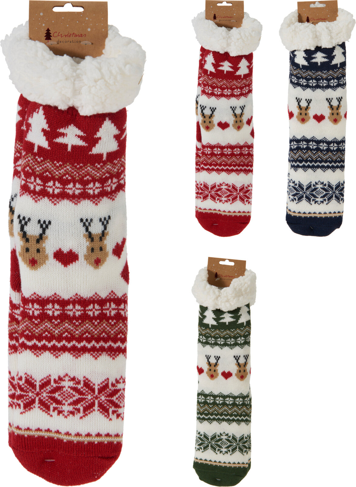 sokken kerst 3ass design