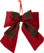 strik rood ruit design 20x28cm