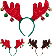 diadeem rendier met kerstballen 38cm 2ass kl