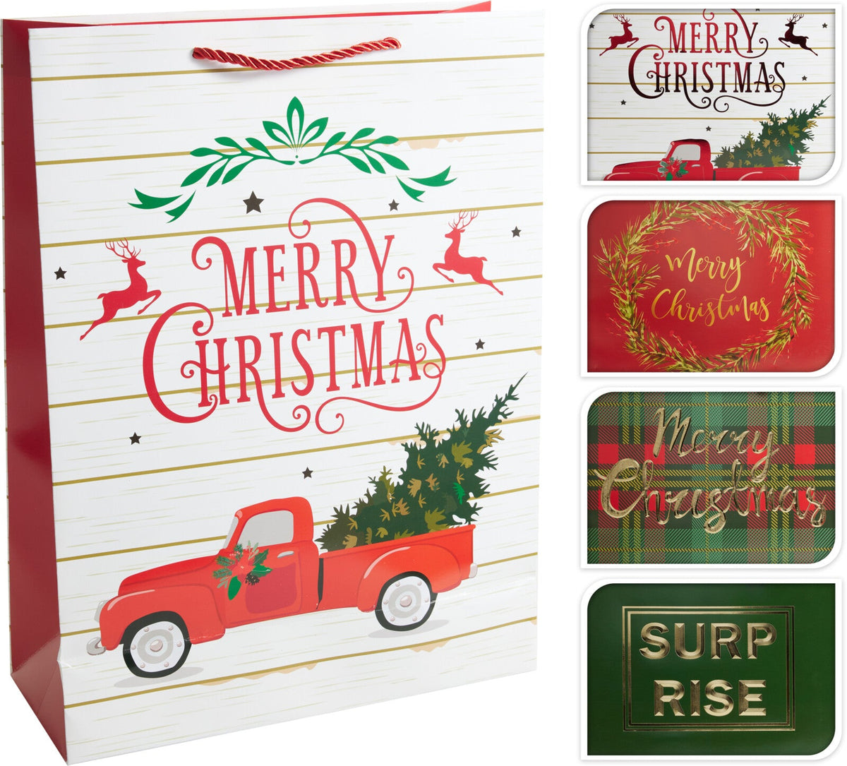 geschenktas kerst groot 4ass