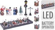 dorp met verlichting set van 14sts b/o try me