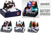 kerst tafareel led en movement 11cm 3ass design